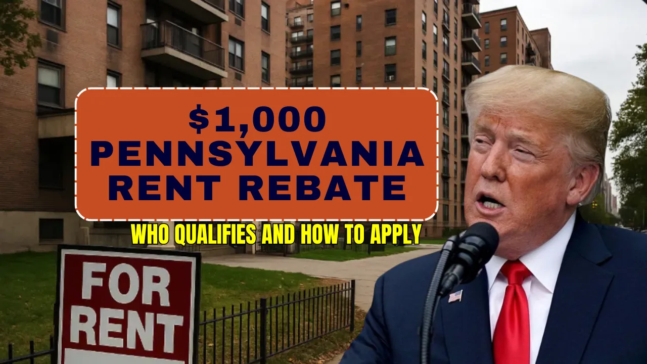 $1,000 Pennsylvania Rent Rebate