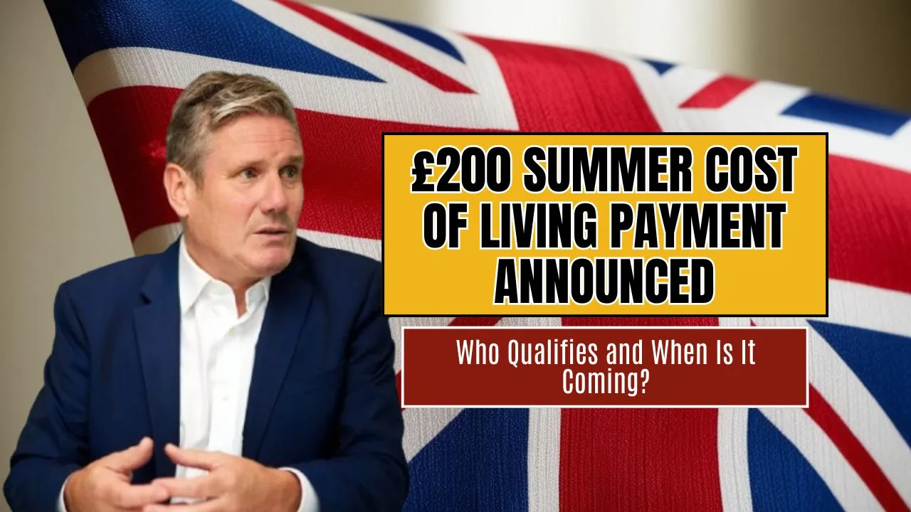 £200 Summer Cost of Living Payment