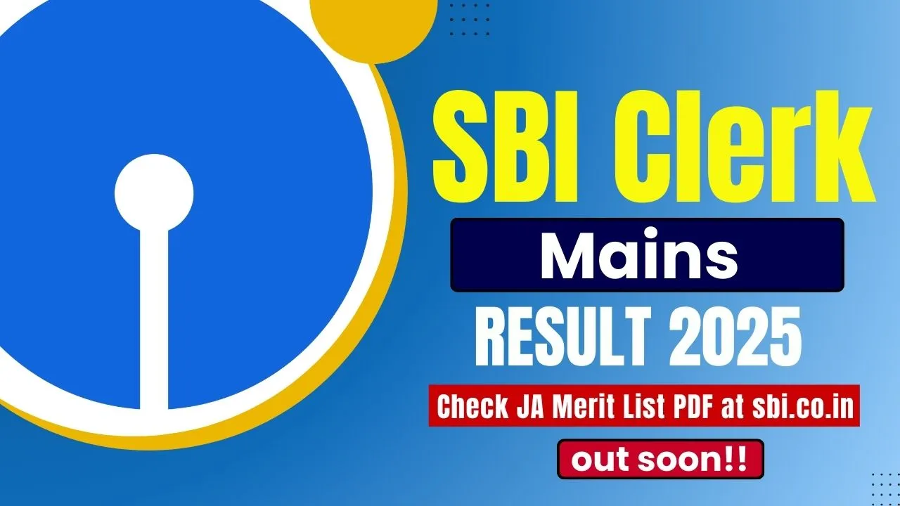 SBI Clerk Mains Result 2025